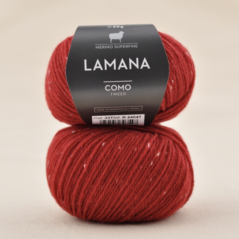 Como Tweed - 33 czerwony karminowy