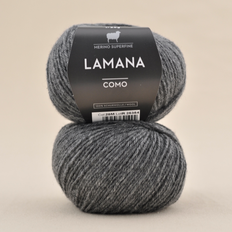 Lamana Como - 28 M szary (Slate Grey Melange)